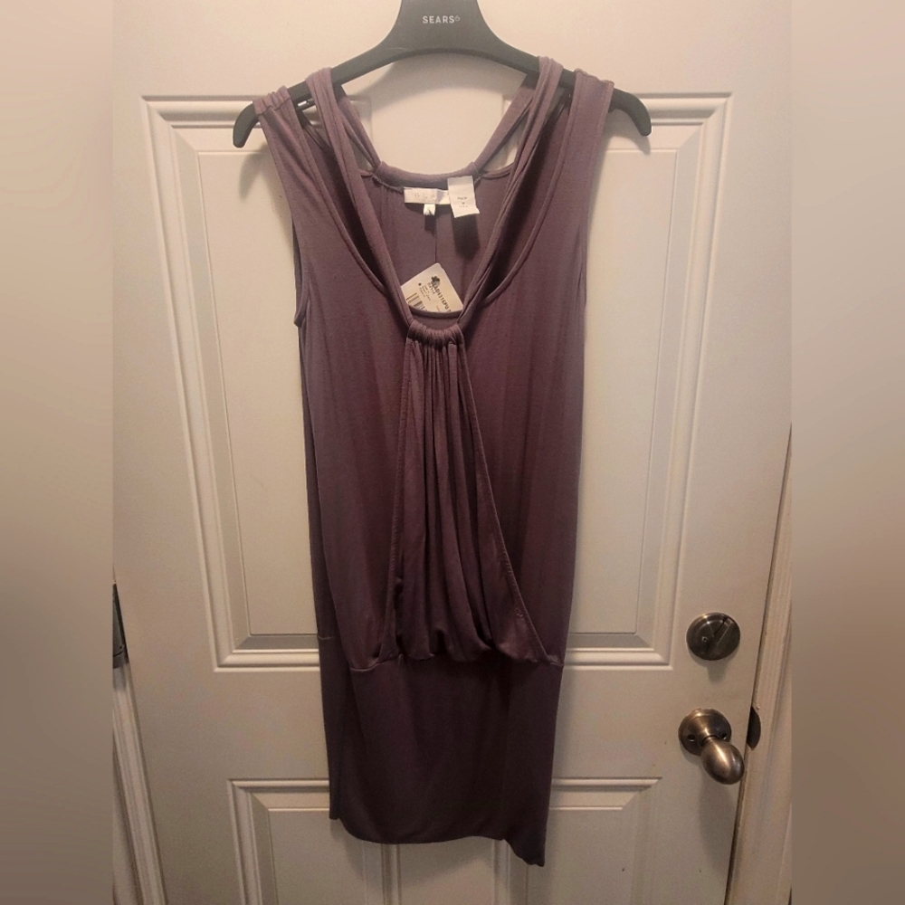 GLAM size S dusky purple tank top